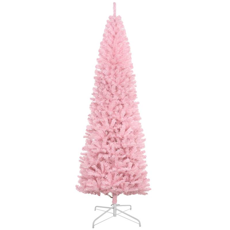 Pink Slim Douglas Fir Christmas Tree