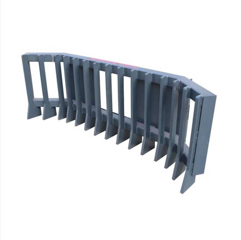 Easy Attach Push Stick Rake for Skid Steers