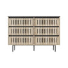 Chic Fluted Storage Cabinet