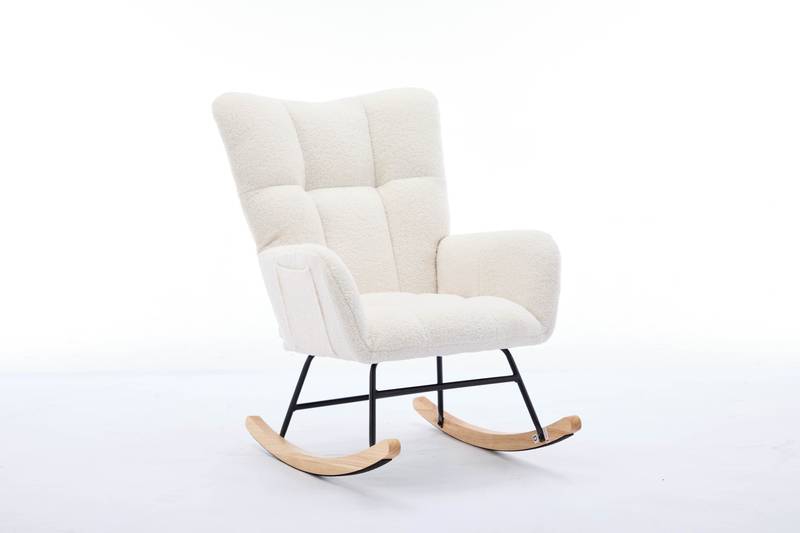 Cozy Glide Rocking Chair for Nurseries and Homes