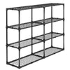 Double the Space: 4-Shelf Wire Rack Set