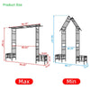 Adjustable Black Garden Arch for Climbing Plants