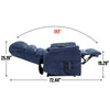 Cozy Power Lift Recliner with Heat & Massage