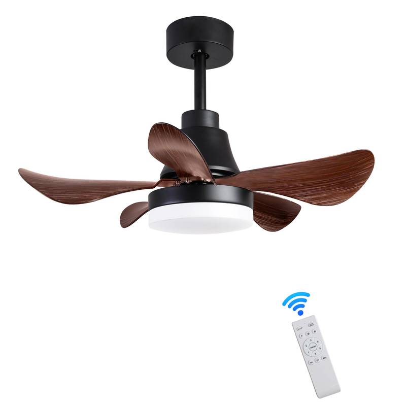 Cozy Breeze Flush Mount Ceiling Fan with Remote and Lights