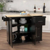 Elevate Kitchen Island with Spice & Towel Racks
