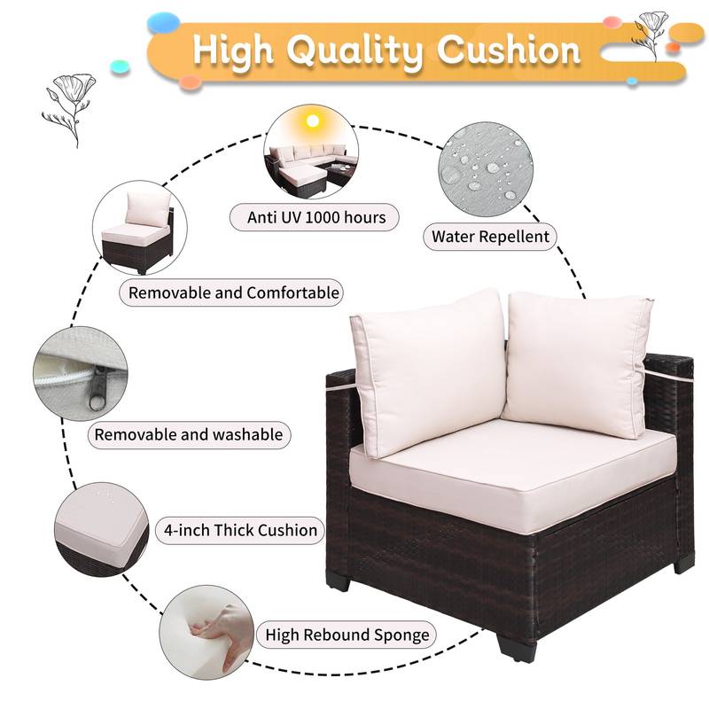 Cozy Calypso Outdoor Sofa & Table Set