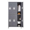Stylish Gray Locker Storage for Home, Gym & Office