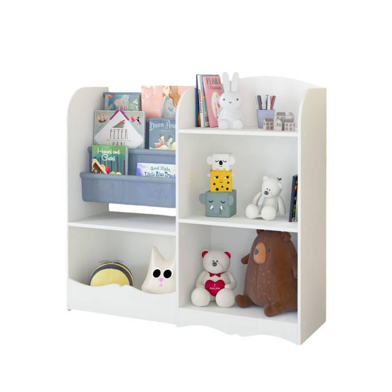 Kiddo's Cozy Bookshelf and Toy Fun Zone