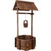 Charming Rustic Wishing Well Planter for Outdoor Spaces