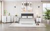 Dreamy LED Bedroom Set with Glam Mirror Accents