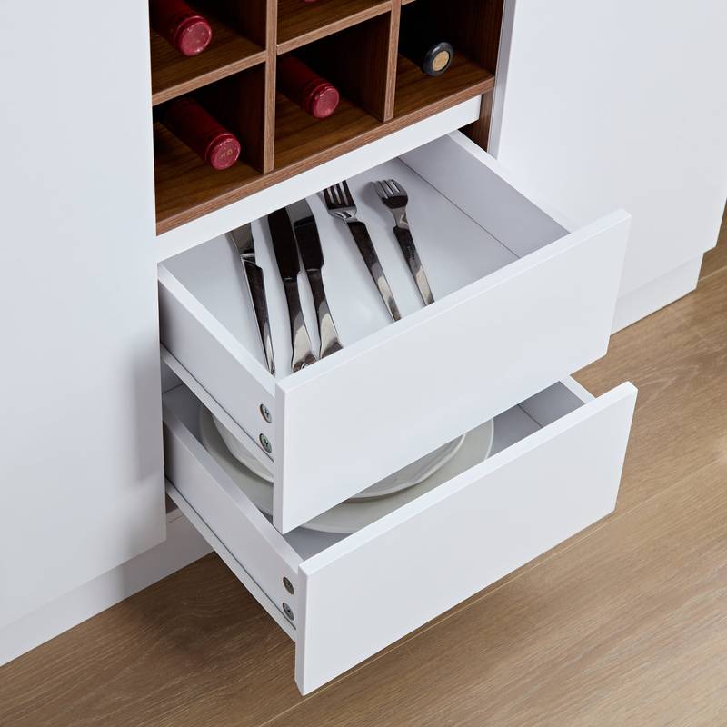 Charming Farmhouse Coffee & Wine Cabinet