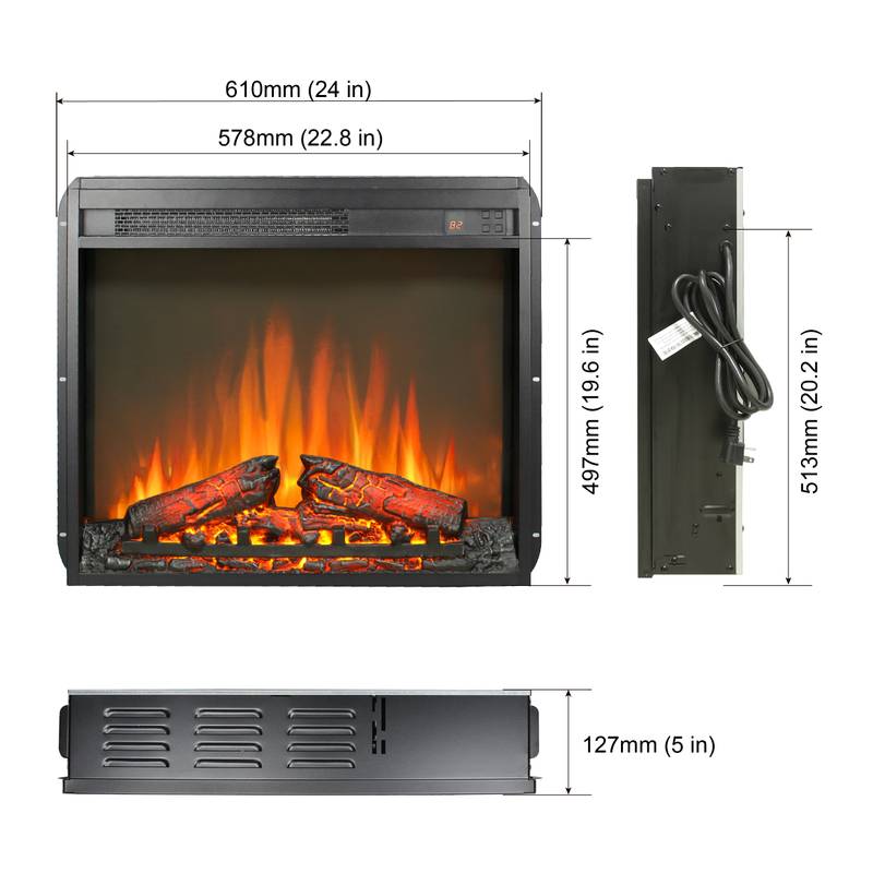 CozyGlow Electric Fireplace Insert