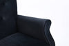 Velvet Mid-Century Rocker Chair