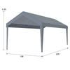 Durable Carport Canopy Cover - Waterproof & UV-Resistant with Elastic Buckles
