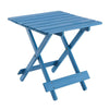 Cozy Blue Folding Patio Table