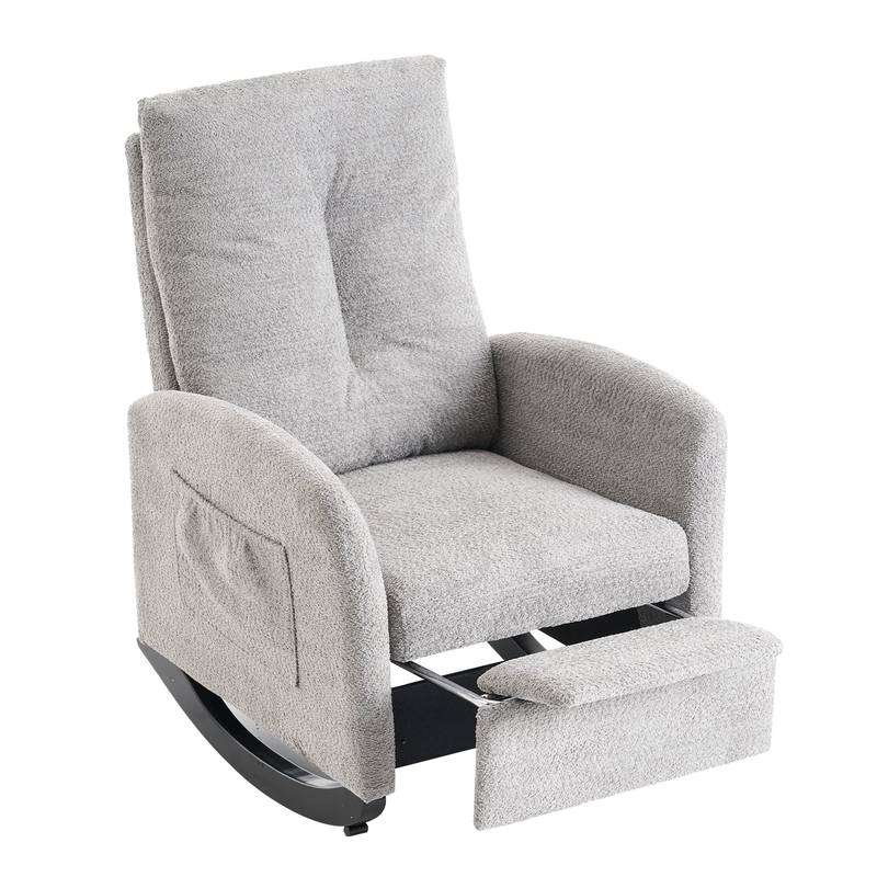 Cozy Rocking Chair with Footrest