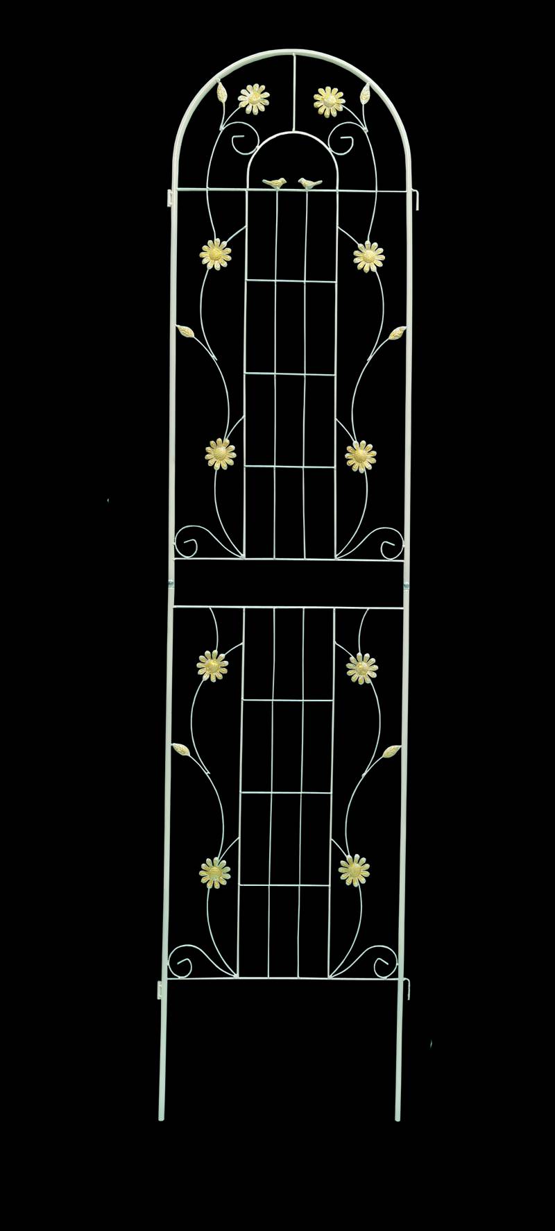 Flower Power Trellis Duo - Rustproof Climbing Support for Your Garden