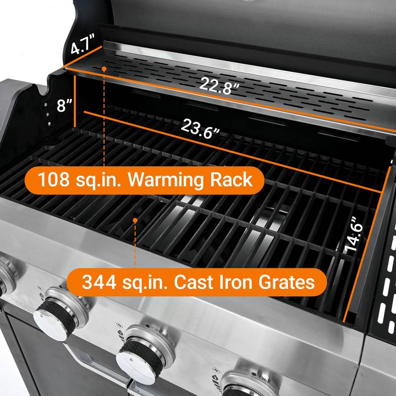 SizzlePro Outdoor 4-Burner Grill