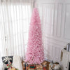 Pink Slim Douglas Fir Christmas Tree