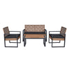 Chic Acacia Patio Set - Modern Outdoor Elegance