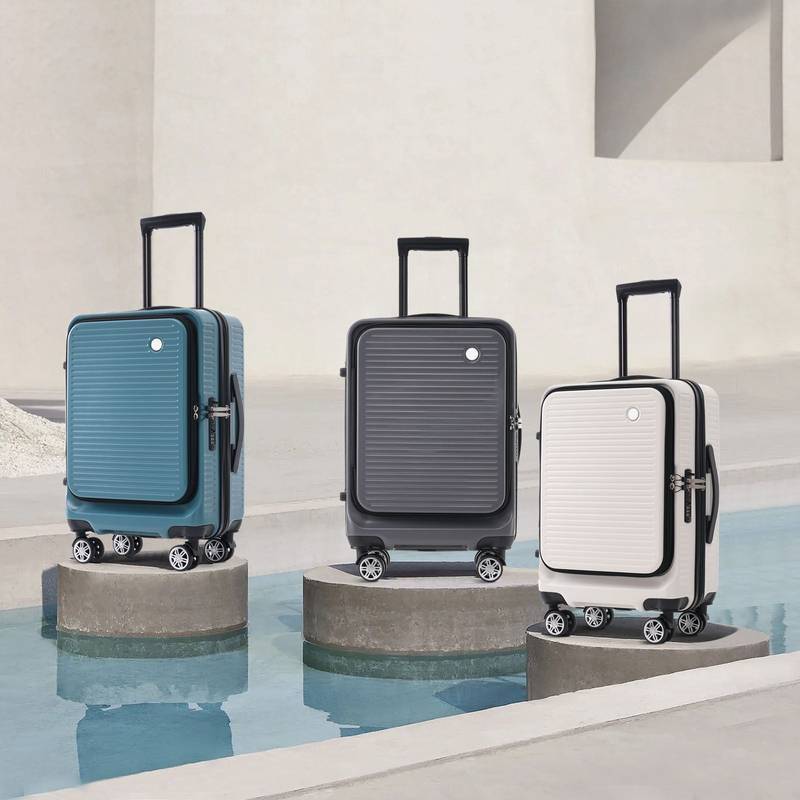 Travel Buddy: Lightweight Carry-On with USB Port and Front Pocket