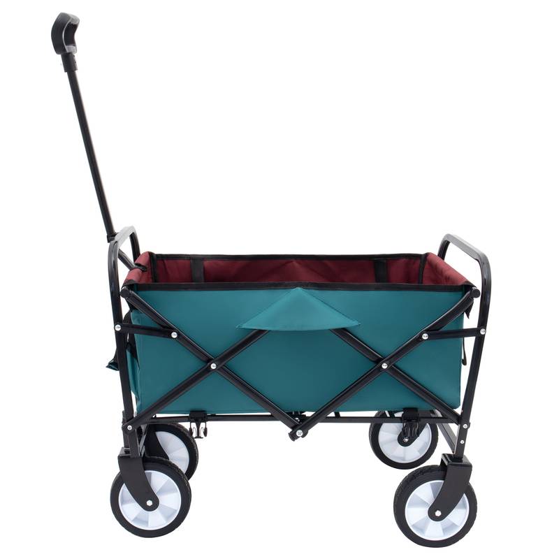 Cyan Collapsible Utility Wagon with Liners