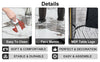 Chic Marble-Look Dining Table