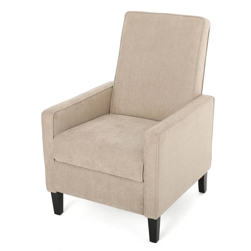 Luxe Linen Push-Back Chair