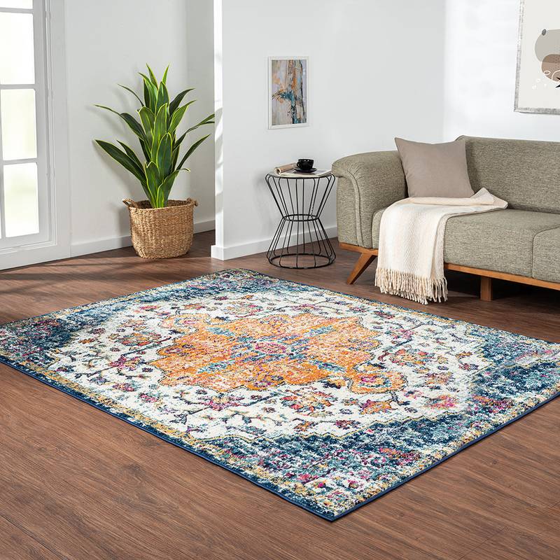 Boho Charm Woven Rug