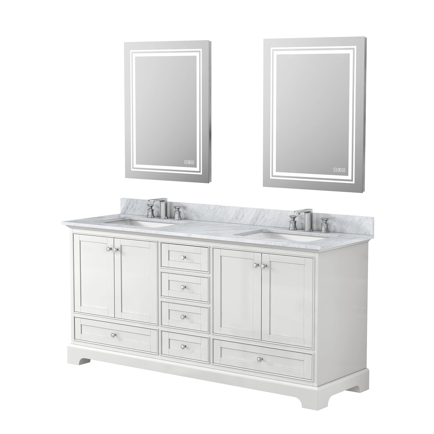 Marblewood Vanity Set with Ceramic Sink