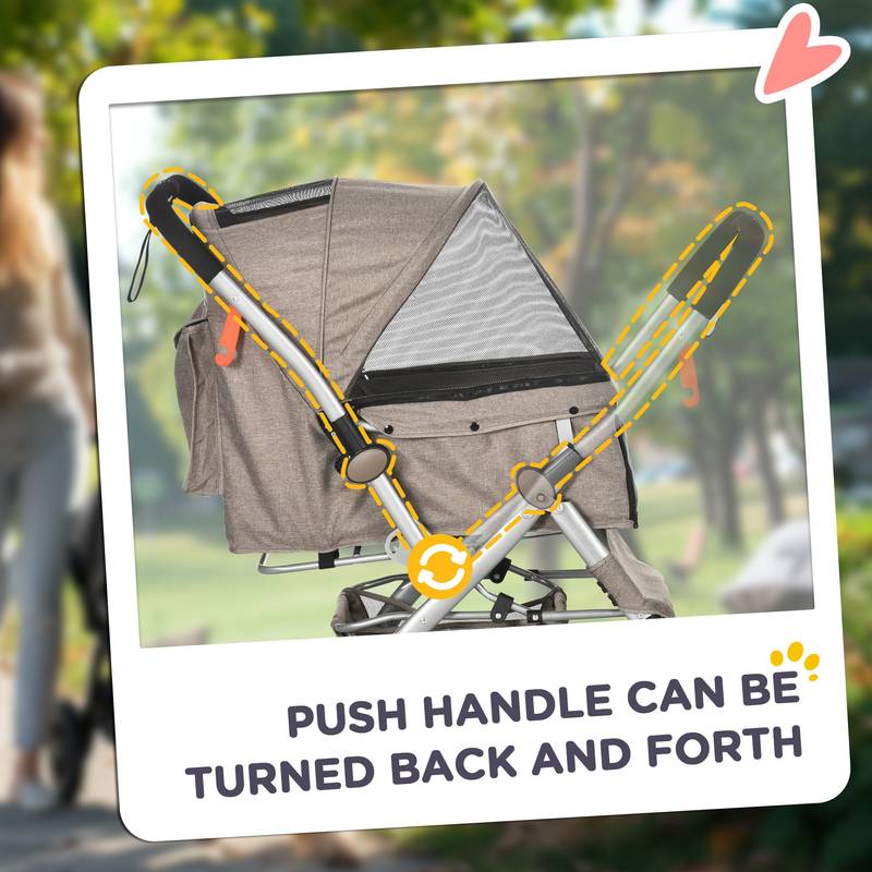PawHut Cozy Pet Stroller