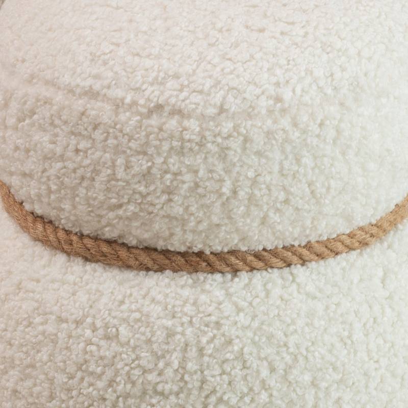 Snowman Plush Stool - Playful & Cute Seating for Any Space