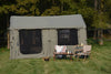 Cozy Air Glamping Tent: Quick Setup & Weather-Ready!