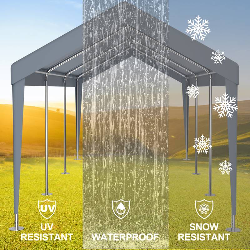 Ultimate Carport Canopy Cover - Waterproof & UV Shield Protection