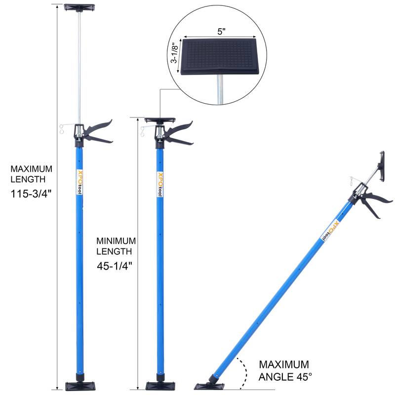 Adjustable Support Poles Duo - Your Handy Installation Helper!