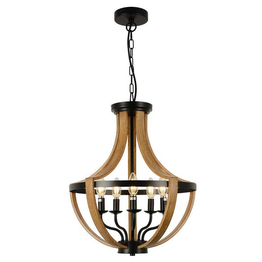 Chic 5-Light Modern Chandelier