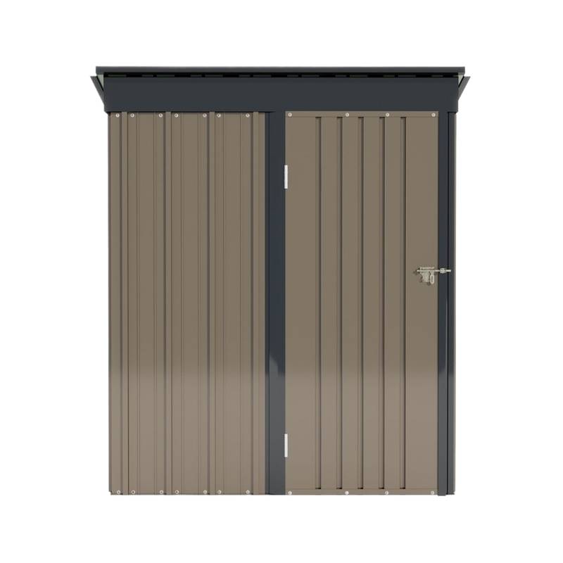 Cozy Corner Metal Shed for Your Garden