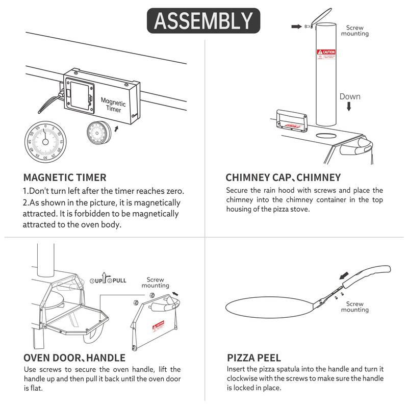 Ultimate Outdoor Pizza Oven - Portable Wood-Fired Bliss for Backyard Cooking