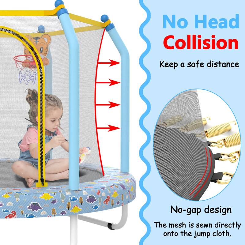 Jump & Shoot Trampoline for Kids