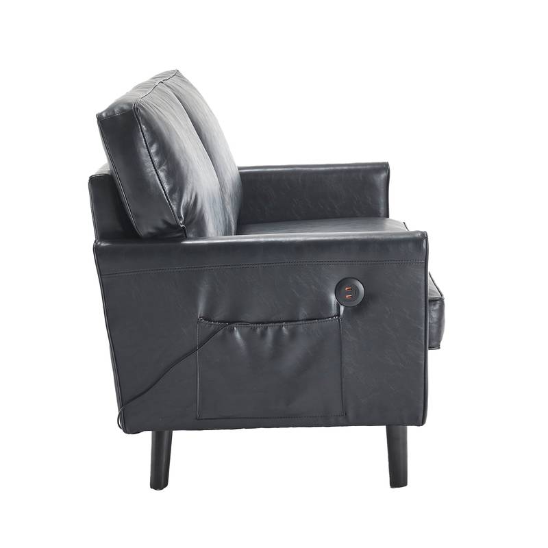 Chic USB Loveseat Sofa