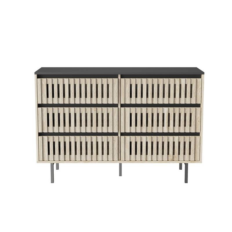 Chic Fluted Storage Cabinet