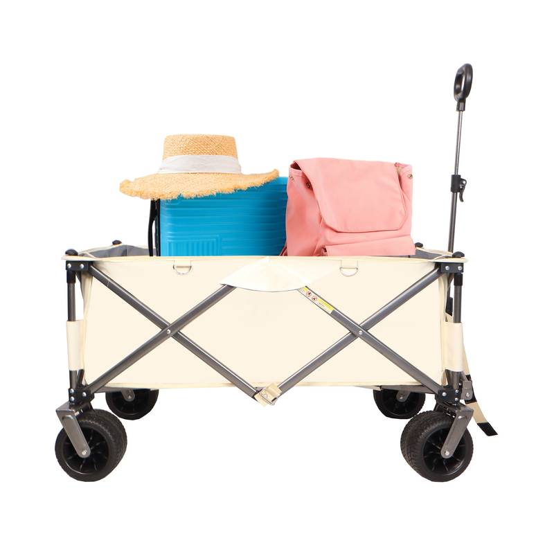 Adventure Wagon: Your All-Terrain Folding Cart for Beach, Camping & More!