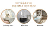 Stylish Wall-Mounted Bathroom Cabinet with Towel Rack and Shelves