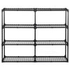 Double the Space: 4-Shelf Wire Rack Set