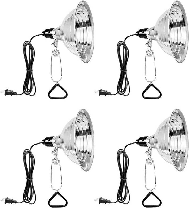 Clip-On Clamp Lamp Set - Versatile Light with Adjustable Reflectors