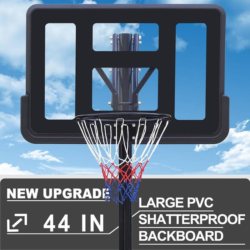 Adjustable Portable Basketball Hoop for All Ages