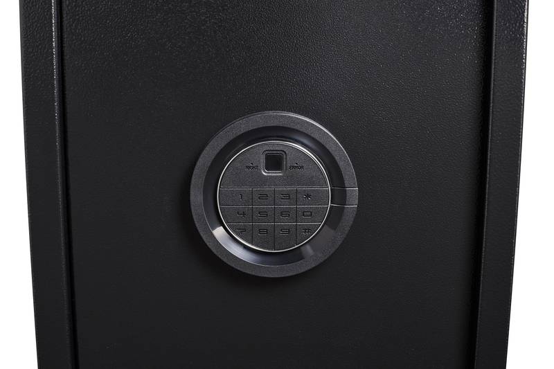 Secure Steel Gun Vault with Smart Lock & Alarm