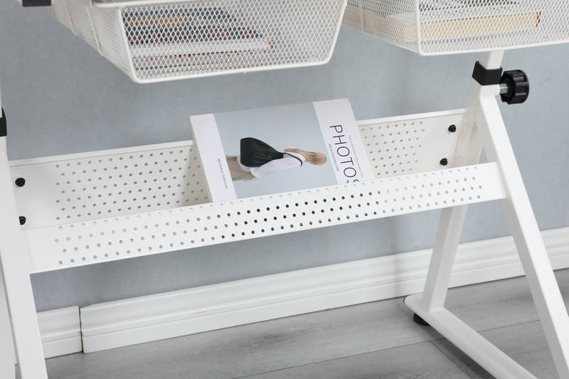 Versatile Glass Drafting Table & Chair Set