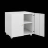 Rolling Printer Storage Cart with Open Shelves