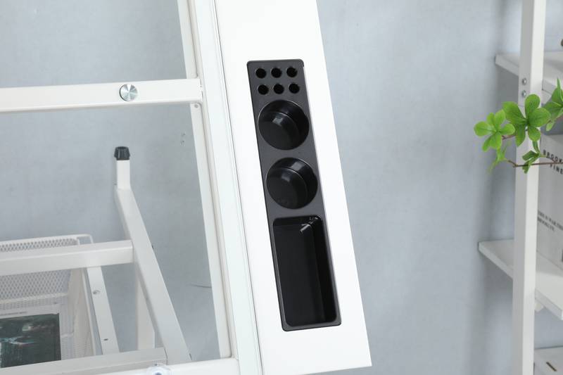 Versatile Glass Drafting Table & Chair Set